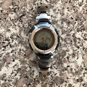 Men’s Casio pathfinder triple sensor watch